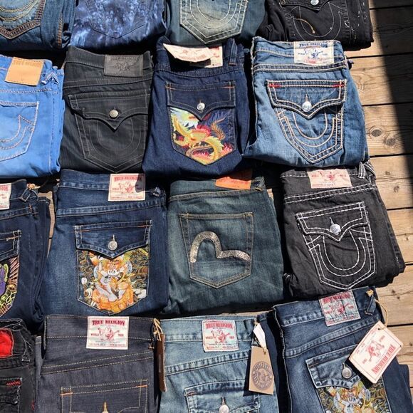 Mystery BOX OF 3 True Religion Jeans - Picture 5 of 12